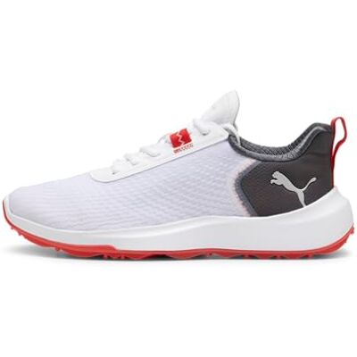 379204 PUMA GOLF Męskie buty sportowe Fusion Crush, Puma biało-ciemny węgiel, 41 EU 379204 PUMA GOLF Męskie buty sportowe Fusion Crush, Puma biało-ciemny węgiel, 41 EU