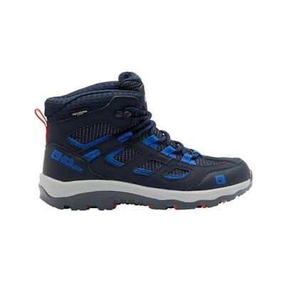 4042181_1010 Jack Wolfskin Vojo Texapore Mid K, Buty dziecięce Unisex, Noc niebieski, 28 EU 4042181_1010 Jack Wolfskin Vojo Texapore Mid K, Buty dziecięce Unisex, Noc niebieski, 28 EU