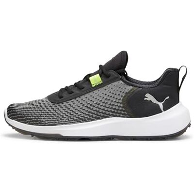 310194 PUMA Men's Fusion Crush Sport Wide Golf Shoe, Feather Gray Black, 14 310194 PUMA Men's Fusion Crush Sport Wide Golf Shoe, Feather Gray Black, 14