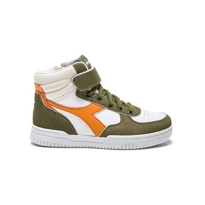 101.180888 Diadora Unisex Raptor Mid Dusty Ps buty gimnastyczne dla dzieci, ZIELONY, 0 UK 101.180888 Diadora Unisex Raptor Mid Dusty Ps buty gimnastyczne dla dzieci, ZIELONY, 0 UK