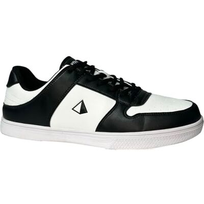 Pyramid Męskie lekkie buty do kręgli Path Lite, bezszwowe, sportowy krój, oddychająca dzianinowa cholewka, uniwersalne podeszwy ślizgowe, biały/czarny, 44 EU Pyramid Męskie lekkie buty do kręgli Path Lite, bezszwowe, sportowy krój, oddychająca dzianinowa cholewka, uniwersalne podeszwy ślizgowe, biały/czarny, 44 EU
