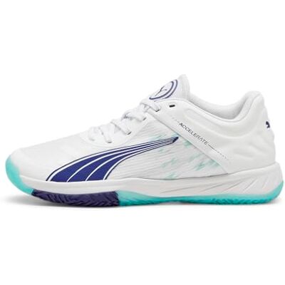 108045_01 PUMA Accelerate Turbo W+ damskie buty halowe, Puma Biała elektryczna mięta pieprzowa, 36 EU 108045_01 PUMA Accelerate Turbo W+ damskie buty halowe, Puma Biała elektryczna mięta pieprzowa, 36 EU