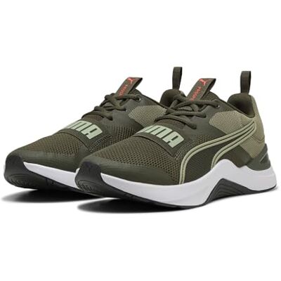 379476 PUMA Unisex Prospect Cross Trainer, Dark Olive Lux Army świecąca czerwień, 38 EU 379476 PUMA Unisex Prospect Cross Trainer, Dark Olive Lux Army świecąca czerwień, 38 EU