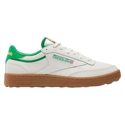 100236001 Reebok Męskie buty sportowe Club C Golf Sneaker, Chalk/Classic Green, 40 EU, Chalk Classic Green, 40 EU 100236001 Reebok Męskie buty sportowe Club C Golf Sneaker, Chalk/Classic Green, 40 EU, Chalk Classic Green, 40 EU