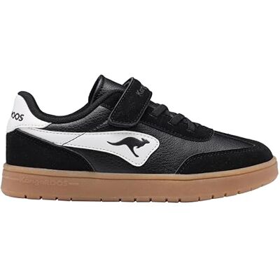 10407 KangaROOS Unisex dziecięce buty sportowe K-ca Bam Ev, Jet Black White, 35 EU 10407 KangaROOS Unisex dziecięce buty sportowe K-ca Bam Ev, Jet Black White, 35 EU