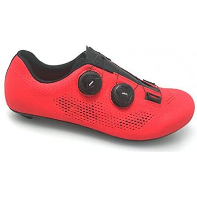 per.ro.3 LUCK Perseusz Męskie i damskie buty rowerowe szosowe Podeszwa węglowa Podwójne zapięcie obrotowe Trampki rowerowe szosowe, Czerwony, 39 EU szerokie per.ro.3 LUCK Perseusz Męskie i damskie buty rowerowe szosowe Podeszwa węglowa Podwójne zapięcie obrotowe Trampki rowerowe szosowe, Czerwony, 39 EU szerokie