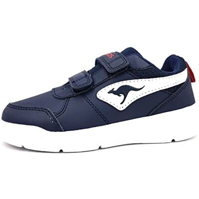 18578-4600 KangaROOS Unisex dziecięce buty sportowe K-ICO V, Dk Navy White, 32 EU 18578-4600 KangaROOS Unisex dziecięce buty sportowe K-ICO V, Dk Navy White, 32 EU