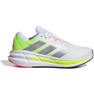 4067907993176 adidas Performance Questar 3 damskie buty do biegania, białe/srebrne/różowe Bliss, Biały/Halo Silver/Bliss Pink, 9 US 4067907993176 adidas Performance Questar 3 damskie buty do biegania, białe/srebrne/różowe Bliss, Biały/Halo Silver/Bliss Pink, 9 US