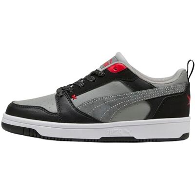 405037 PUMA Rebound V6 LO MID 90S JR Sneaker, czarno-szare Echo dla wszystkich czasów czerwone, 3 UK, Puma Czarno-szare Echo na cały czas czerwony, 35.5 EU 405037 PUMA Rebound V6 LO MID 90S JR Sneaker, czarno-szare Echo dla wszystkich czasów czerwone, 3 UK, Puma Czarno-szare Echo na cały czas czerwony, 35.5 EU