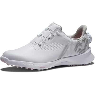 92370080M Footjoy Damskie buty golfowe Fuel Boa, białe, różowe, UK 8 / EU 42 92370080M Footjoy Damskie buty golfowe Fuel Boa, białe, różowe, UK 8 / EU 42