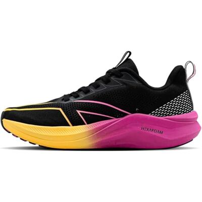HRFS-4M141-2-43 Hundred Glide Pace Buty do biegania Bieganie, chodzenie, silownia i jogging Komfort amortyzacji D-Soft Cholewka HyperKnit Czarny/Zólty/Orchidea 9 UK / 10 US / 43 EU HRFS-4M141-2-43 Hundred Glide Pace Buty do biegania Bieganie, chodzenie, silownia i jogging Komfort amortyzacji D-Soft Cholewka HyperKnit Czarny/Zólty/Orchidea 9 UK / 10 US / 43 EU