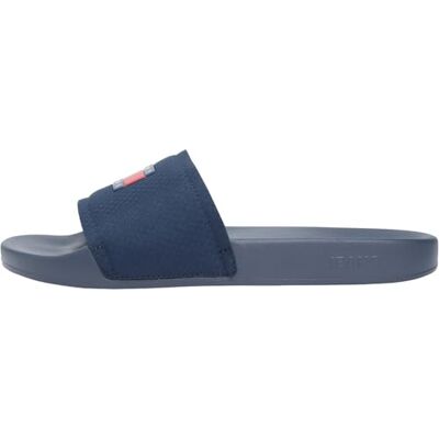 EM0EM01673 Tommy Jeans Męska zjeżdżalnia basenowa TJM , niebieska (Dark Night Navy), 7 UK, Niebieski Ciemny Noc Granatowy, 41 EU EM0EM01673 Tommy Jeans Męska zjeżdżalnia basenowa TJM , niebieska (Dark Night Navy), 7 UK, Niebieski Ciemny Noc Granatowy, 41 EU