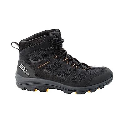 4042461 Jack Wolfskin VOJO 3 TEXAPORE MID M buty na zewnątrz Mężczyźni, Czarny / burly Żółty XT, 39.5 EU 4042461 Jack Wolfskin VOJO 3 TEXAPORE MID M buty na zewnątrz Mężczyźni, Czarny / burly Żółty XT, 39.5 EU