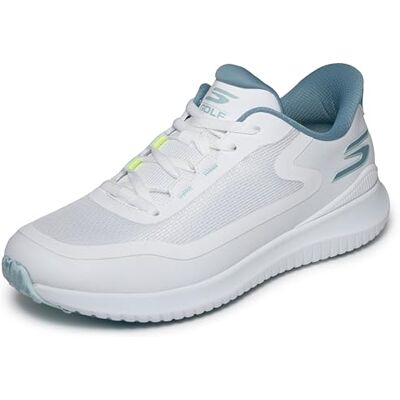 214131 Skechers Męskie wsuwane: GO Golf Flight Shoe, białe/jasnoniebieskie, 40 EU 214131 Skechers Męskie wsuwane: GO Golf Flight Shoe, białe/jasnoniebieskie, 40 EU