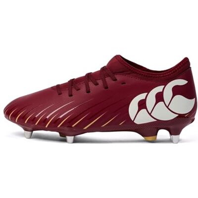 Q-B000191 Canterbury Buty do rugby CCC Speed Falcon Soft Ground Team Unisex, Czerwona dalia, 4 UK Q-B000191 Canterbury Buty do rugby CCC Speed Falcon Soft Ground Team Unisex, Czerwona dalia, 4 UK