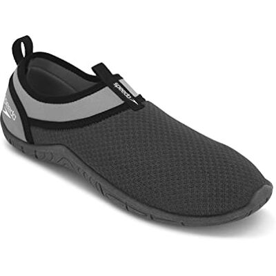 MTIDALCRUISERSHOE Speedo Męskie buty wodne Tidal Cruiser do sportów wodnych, czarne/gull, rozmiar 48, Speedo Black Gull, 48 EU MTIDALCRUISERSHOE Speedo Męskie buty wodne Tidal Cruiser do sportów wodnych, czarne/gull, rozmiar 48, Speedo Black Gull, 48 EU