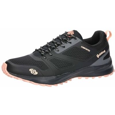211497 Brütting Unisex Mount Ray buty trekkingowe, czarne/szare/łososiowe, rozmiar 36, czarno-szary, łososiowy, 36 EU 211497 Brütting Unisex Mount Ray buty trekkingowe, czarne/szare/łososiowe, rozmiar 36, czarno-szary, łososiowy, 36 EU