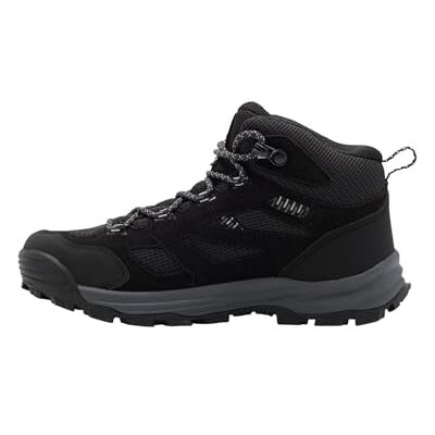 A64104_6350 Jack Wolfskin Unisex Vojo Tour Texapore Mid K buty trekkingowe dla dzieci, Phantom, 26 EU A64104_6350 Jack Wolfskin Unisex Vojo Tour Texapore Mid K buty trekkingowe dla dzieci, Phantom, 26 EU