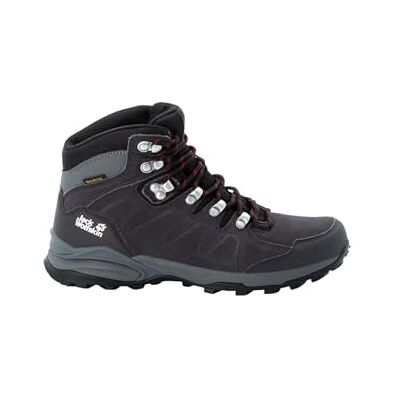 4050871_6157 Jack Wolfskin Refugio Texapore Mid W damskie buty trekkingowe, Dark Steel Purple, 35.5 eu 4050871_6157 Jack Wolfskin Refugio Texapore Mid W damskie buty trekkingowe, Dark Steel Purple, 35.5 eu