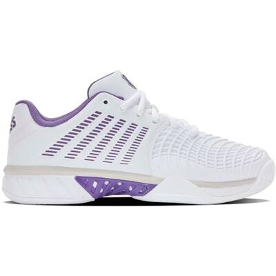 98562149M K-Swiss Damskie buty tenisowe Express Light 3, White/Purple Haze/Lunar Rock, 41 EU 98562149M K-Swiss Damskie buty tenisowe Express Light 3, White/Purple Haze/Lunar Rock, 41 EU