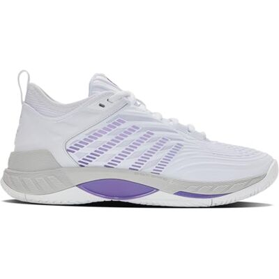 99071160M K-Swiss Hypercourt Supreme 2 damskie buty tenisowe, białe/księżycowe rock/fioletowe Haze, rozmiar 37,5 EU 99071160M K-Swiss Hypercourt Supreme 2 damskie buty tenisowe, białe/księżycowe rock/fioletowe Haze, rozmiar 37,5 EU