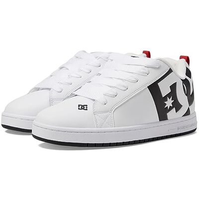ADYS100442 DC Męskie buty sportowe Court Graffik Sq Casual Skate Shoe, Biały/czarny/czarny, 42.5 EU ADYS100442 DC Męskie buty sportowe Court Graffik Sq Casual Skate Shoe, Biały/czarny/czarny, 42.5 EU