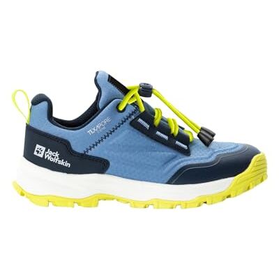 4062781_1325 Jack Wolfskin Unisex dziecięce buty Cyrox Texapore Low K, niebieski (Elemental Blue), 40 EU 4062781_1325 Jack Wolfskin Unisex dziecięce buty Cyrox Texapore Low K, niebieski (Elemental Blue), 40 EU