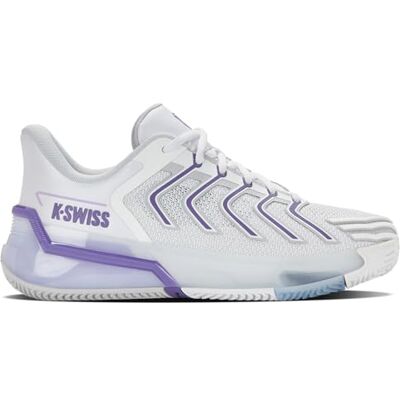 94438147M K-Swiss Damskie buty tenisowe ULTRASHOT 4 Clay, białe/Lunar Rock/Purple Haze, 39 EU 94438147M K-Swiss Damskie buty tenisowe ULTRASHOT 4 Clay, białe/Lunar Rock/Purple Haze, 39 EU