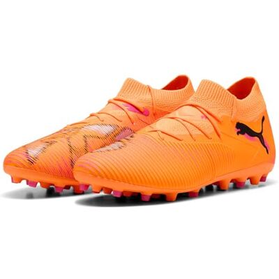 108595 PUMA Unisex Future 8 Match Mg buty piłkarskie, Heat Fire PUMA Black Ravish, 40.5 EU 108595 PUMA Unisex Future 8 Match Mg buty piłkarskie, Heat Fire PUMA Black Ravish, 40.5 EU