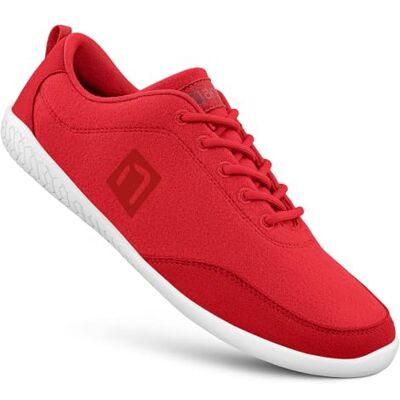 24-0465-20_44 Nanga Barefoot Men – merino buty do chodzenia na boso dla mężczyzn, outdoorowe buty z wełny merynosów, buty zdrowotne, buty do biegania w terenie (czerwone, rozm. 44), czerwony, 44 EU 24-0465-20_44 Nanga Barefoot Men – merino buty do chodzenia na boso dla mężczyzn, outdoorowe buty z wełny merynosów, buty zdrowotne, buty do biegania w terenie (czerwone, rozm. 44), czerwony, 44 EU
