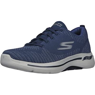 216126-NVY Skechers Męskie buty trekkingowe Gowalk Arch Fit – Athletic Workout z pianki chłodzonej powietrzem buty sportowe typu sneakers, granatowy 2, 9 X-Wide 216126-NVY Skechers Męskie buty trekkingowe Gowalk Arch Fit – Athletic Workout z pianki chłodzonej powietrzem buty sportowe typu sneakers, granatowy 2, 9 X-Wide