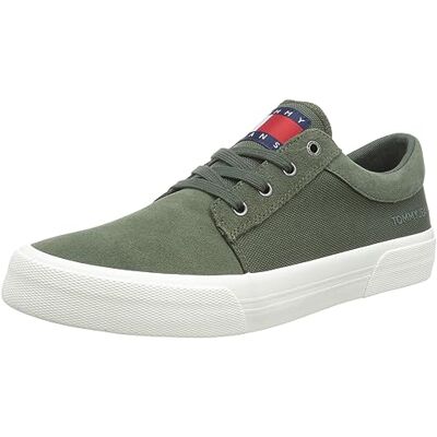 EM0EM01326 Tommy Hilfiger Męskie buty sportowe TJM Vulc. Skate Derby wulkanizowane, Cynowa zieleń, 46 EU EM0EM01326 Tommy Hilfiger Męskie buty sportowe TJM Vulc. Skate Derby wulkanizowane, Cynowa zieleń, 46 EU