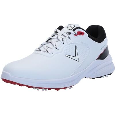 CG320WK-10 2E Callaway Męskie buty golfowe Solana TRX V3, białe/czarne, 43 EU, Biały, czarny, 9 UK Wide CG320WK-10 2E Callaway Męskie buty golfowe Solana TRX V3, białe/czarne, 43 EU, Biały, czarny, 9 UK Wide