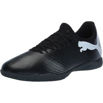 10772702 PUMA Future 7 Play męskie tenisówki halowe, czarne/białe, rozmiar 40, Czarny, biały, 41 EU 10772702 PUMA Future 7 Play męskie tenisówki halowe, czarne/białe, rozmiar 40, Czarny, biały, 41 EU