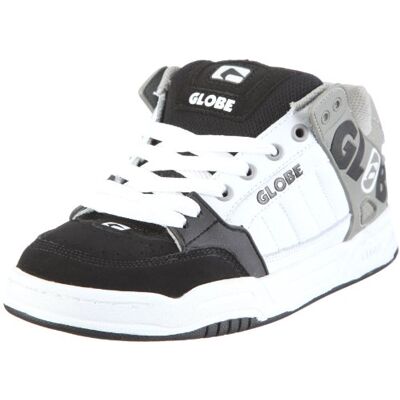 GBTILT-14144_GRIS/BLANC/NOIR_44 Globe Unisex buty gimnastyczne dla dorosłych, Weiss/szary/biały/czarny TPR, rozmiar 42, Weiss Szary Biały Czarny Tpr, 10 M UK GBTILT-14144_GRIS/BLANC/NOIR_44 Globe Unisex buty gimnastyczne dla dorosłych, Weiss/szary/biały/czarny TPR, rozmiar 42, Weiss Szary Biały Czarny Tpr, 10 M UK