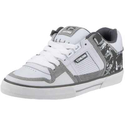 Globe Trespass GBTRES, męskie buty sportowe – deskorolka, białe, (biały/grey), biały 43 EU Globe Trespass GBTRES, męskie buty sportowe – deskorolka, białe, (biały/grey), biały 43 EU