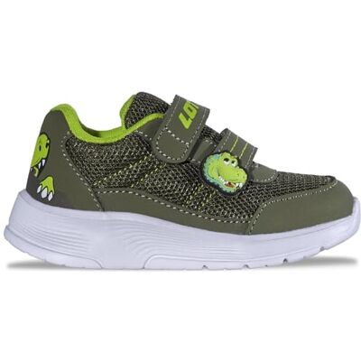 2800070M Lotto Dziecięce buty sportowe DJURI M Unisex Kids Sneakers, oliwkowe/limonkowe, 21 EU 2800070M Lotto Dziecięce buty sportowe DJURI M Unisex Kids Sneakers, oliwkowe/limonkowe, 21 EU