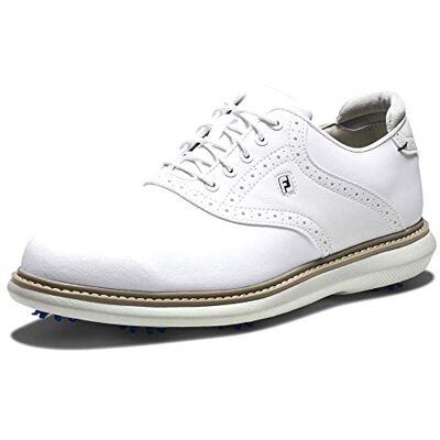 57903 Footjoy Męskie tradycyjne buty golfowe, biały, 41 EU 57903 Footjoy Męskie tradycyjne buty golfowe, biały, 41 EU