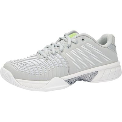 98562034M K-Swiss Performance Damskie buty tenisowe Express Light 3, szaro-fioletowe/białe/limonkowe zielone, rozmiar 35,5 EU, Szary, fioletowy, biały, limonkowy, 35.5 eu 98562034M K-Swiss Performance Damskie buty tenisowe Express Light 3, szaro-fioletowe/białe/limonkowe zielone, rozmiar 35,5 EU, Szary, fioletowy, biały, limonkowy, 35.5 eu