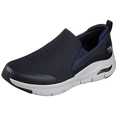 232043-417-8 M US Skechers Męskie buty sportowe Arch Fit Banlin, Syntetyczne wykończenie z granatowej siatki, 41 EU 232043-417-8 M US Skechers Męskie buty sportowe Arch Fit Banlin, Syntetyczne wykończenie z granatowej siatki, 41 EU