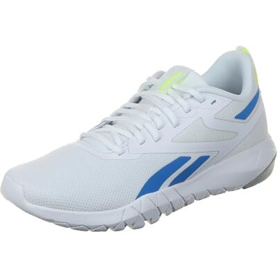 Reebok FLEXAGON FORCE 4 Białe Niebieskie Lime Buty - Buty treningowe Reebok FLEXAGON FORCE 4 Białe Niebieskie Lime Buty - Buty treningowe
