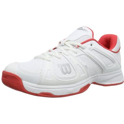 WRS318010E045 Wilson TEAM W WHITE/WHITE/CHERRY W 7.5 WRS318010E075 damskie buty tenisowe, wielokolorowa Wielokolorowy White Cherry 37 2/3 EU WRS318010E045 Wilson TEAM W WHITE/WHITE/CHERRY W 7.5 WRS318010E075 damskie buty tenisowe, wielokolorowa Wielokolorowy White Cherry 37 2/3 EU