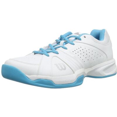 WRS317890 Wilson RUSH SWING W WHITE/WHITE/OCEANA 9 E090 damskie buty tenisowe, wielokolorowa Wielokolorowy White Oceana 36 1/3 EU WRS317890 Wilson RUSH SWING W WHITE/WHITE/OCEANA 9 E090 damskie buty tenisowe, wielokolorowa Wielokolorowy White Oceana 36 1/3 EU