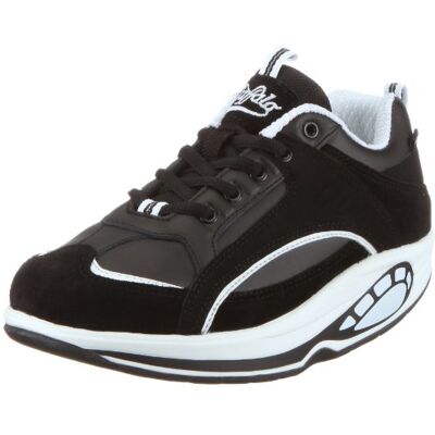 110348 Buffalo 110349 7000-145 Soft Active Leather Grey218, damskie buty sportowe – Fitness, czarny Czarny Black 38-42 EU 110348 Buffalo 110349 7000-145 Soft Active Leather Grey218, damskie buty sportowe – Fitness, czarny Czarny Black 38-42 EU