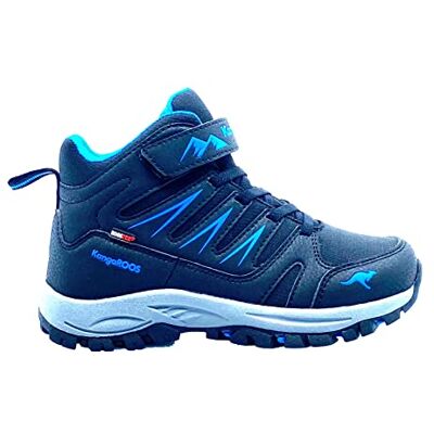 18946-5040 KangaROOS Unisex dziecięce buty trekkingowe K-xt Mura Ev RTX, Jet Black Sky, 33 EU 18946-5040 KangaROOS Unisex dziecięce buty trekkingowe K-xt Mura Ev RTX, Jet Black Sky, 33 EU