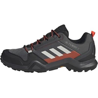 LZA45 adidas Terrex Ax3 Gtx Buty turystyczne Mężczyźni, dgh solid grey/grey one/solar red, 40 2/3 EU LZA45 adidas Terrex Ax3 Gtx Buty turystyczne Mężczyźni, dgh solid grey/grey one/solar red, 40 2/3 EU