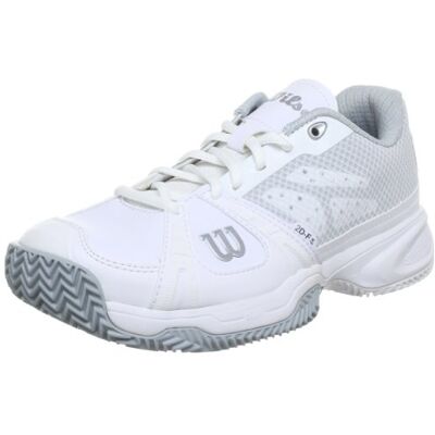 WRS317230 Wilson Rush CC damskie buty tenisowe, biały Weiß White 42 EU Schmal WRS317230 Wilson Rush CC damskie buty tenisowe, biały Weiß White 42 EU Schmal