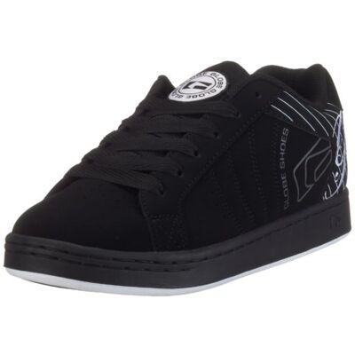 GBFOC Globe Focus męskie buty sportowe – skateboarding, Czarny czarny biały pasek, 38.5 EU GBFOC Globe Focus męskie buty sportowe – skateboarding, Czarny czarny biały pasek, 38.5 EU