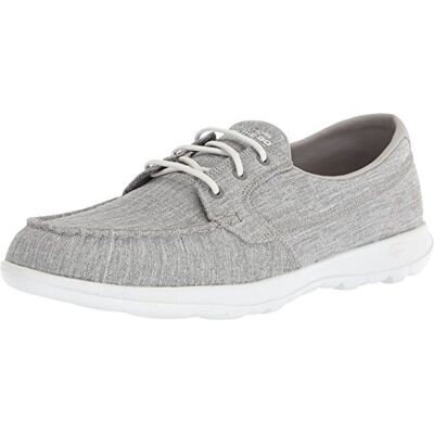 15433-37-7.5 M US Skechers Damskie buty do pływania Go Walk Lite-15433 szerokie, szary, 37.5 EU 15433-37-7.5 M US Skechers Damskie buty do pływania Go Walk Lite-15433 szerokie, szary, 37.5 EU