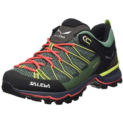 00-0000061362 Salewa WS Mountain Trainer Lite Gore-TEX buty trekkingowe i do biegania, Feld Green/Fluo Coral, 36 EU 00-0000061362 Salewa WS Mountain Trainer Lite Gore-TEX buty trekkingowe i do biegania, Feld Green/Fluo Coral, 36 EU